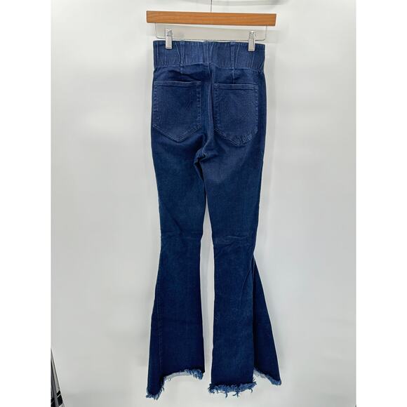 Show Me Your Mumu Berkeley Bell Bottoms Flared Distressed Jeans High Rise Small - Picture 2 of 13